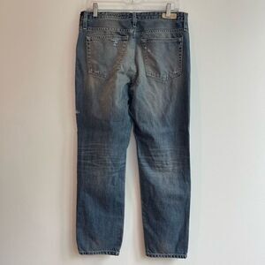 AG Jeans Crossover High Rise Straight Leg Side Zipper 31